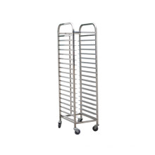 Bakery Equipment Hotel Restaurant Kitchen Equipment Sevice Mobile Food Cart Stainless Steel GN Pan Tray Trolley